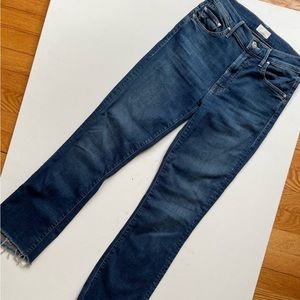 Mother Denim - The Insider Crop Step Fray